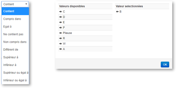 Comment appliquer un filtre à mon planning 2