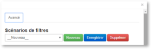 6.2.6 Affichage Comment creer un scenario de filtres