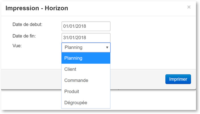 Comment imprimer mon planning de GANTT